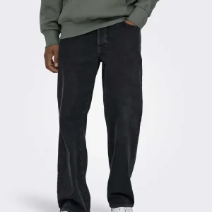JEANS FADE LOOSE ONLY&SONS AD RAGAZZO NERO