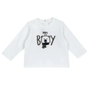 T-SHIRT MANICA LUNGA CHICCO BAMBINO BIANCO