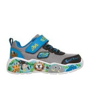 Skechers Play Scene, sneakers grigie da bambino comode e divertenti