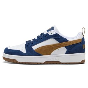 SNEAKERS REBOUND V6 LOW PUMA DA UOMO BIANCO MARRONE