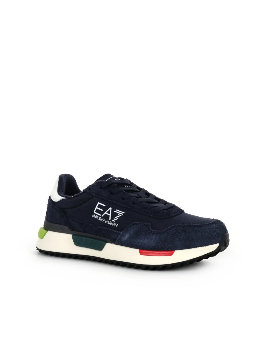 SNEAKERS VINTAGE EA7 EMPORIOA RMANI DA UOMO BLU - immagine 3