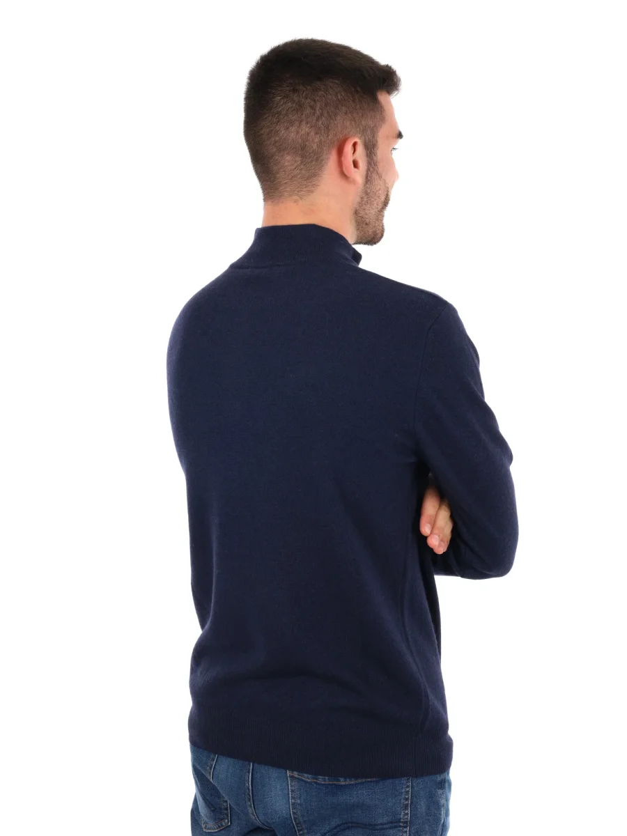 MAGLIA MEZZA ZIP FB UOMO BLU - immagine 7