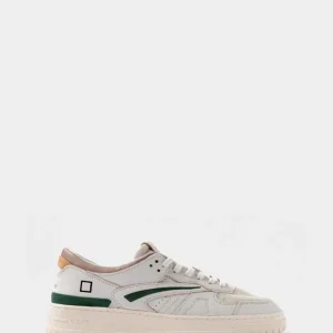 D.AT.E. Torneo Colored sneakers bianco con tab beige