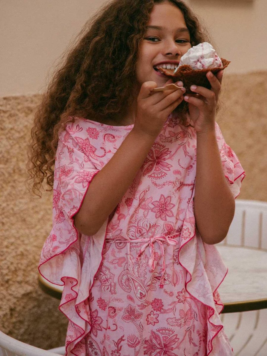 4Giveness Antibes kaftano kids rosa a bandana - immagine 3