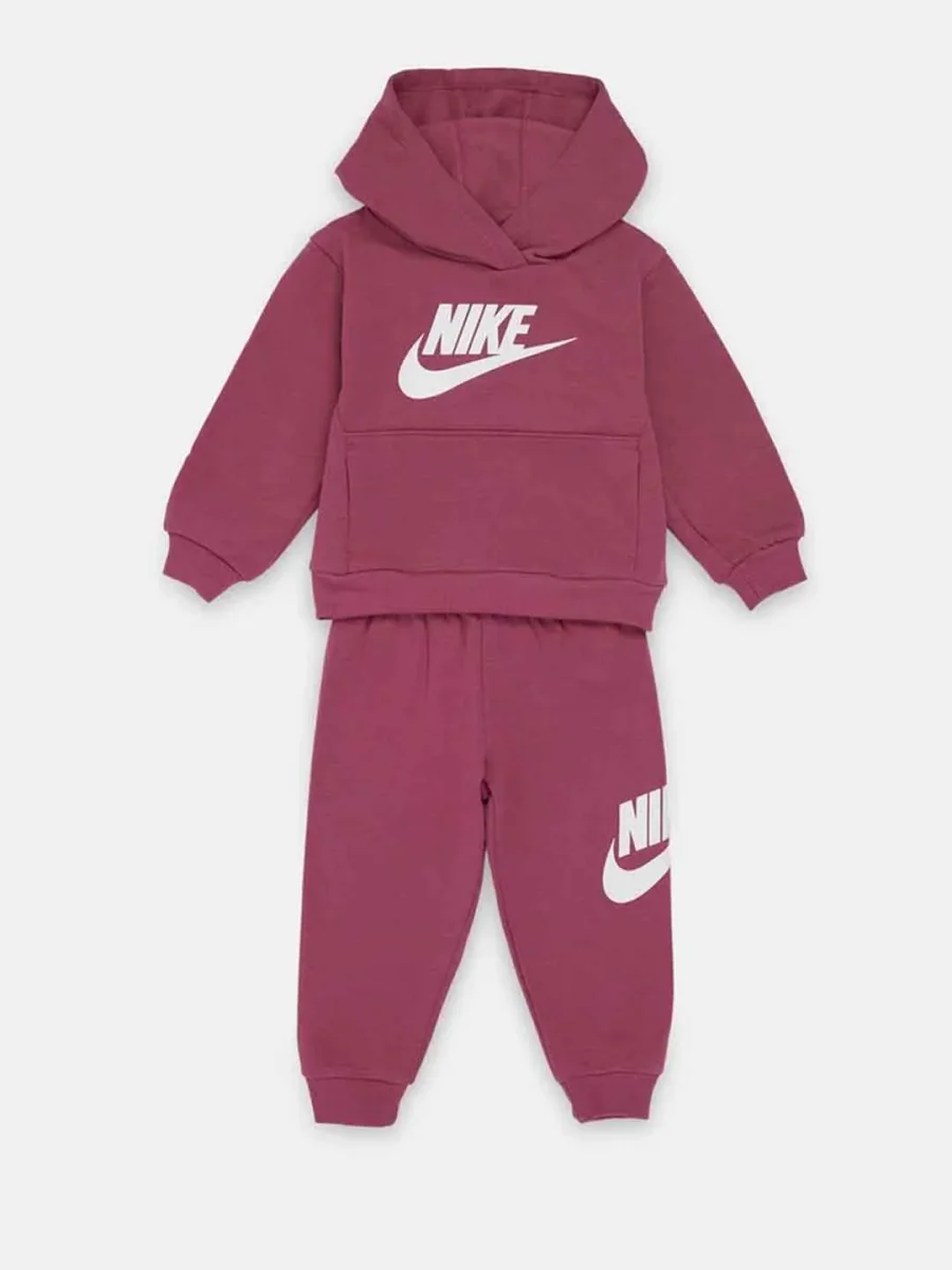 Nike coordinato kids rosa con cappuccio - immagine 2