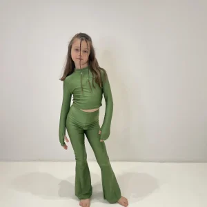 Island Coco leggings kids verde a zampa