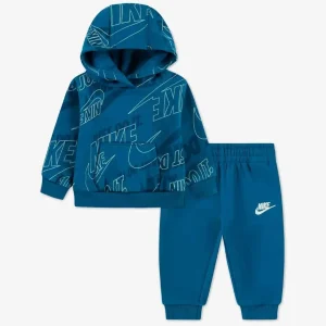 Nike coordinato kids ottanio multilogo
