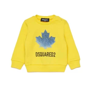 Dsquared 2 felpa kids giallo