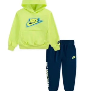 Nike coordinato kids giallo fluo