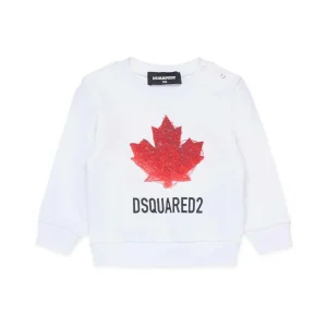 Dsquared 2 felpa kids bianco