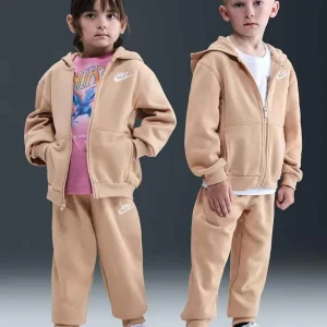 Nike coordinato kids beige con zip