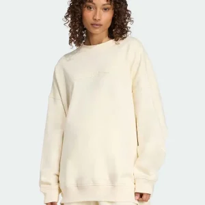 Adidas Essential felpa panna over