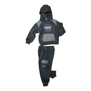 Nike coordinato kids grigio con cappuccio